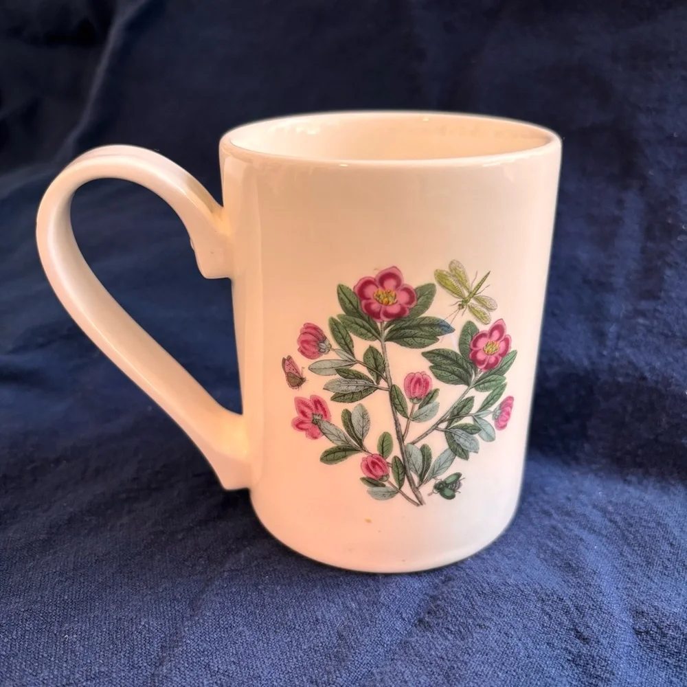 Portmeirion Botanic Garden Rhododendron Mug Cup England - Picture 2 of 6